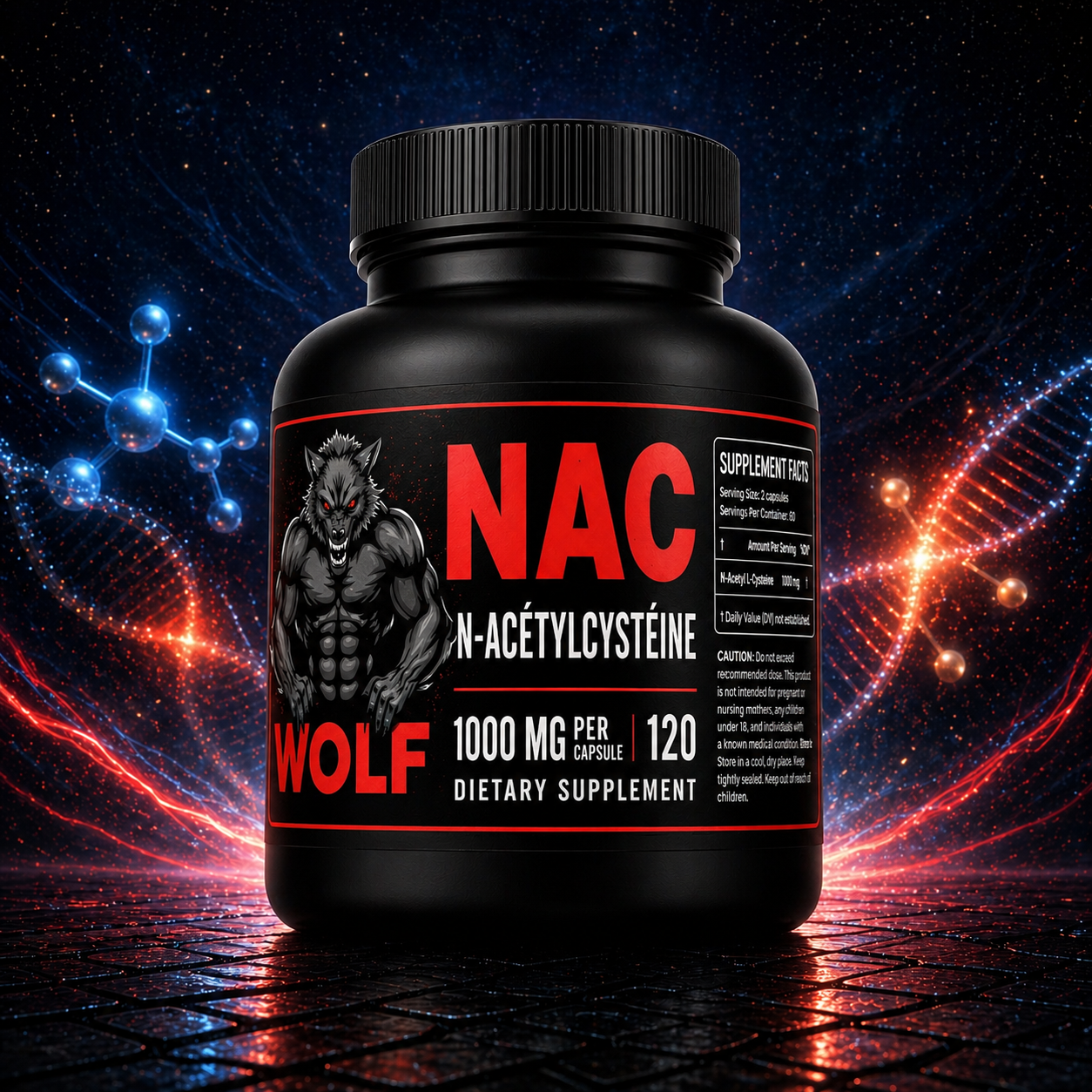 N-acétylcystéine (NAC)